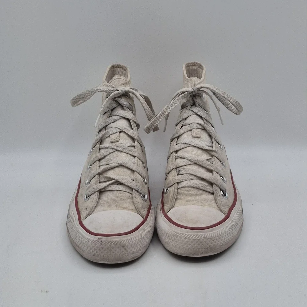 Converse Chuck Taylor All Star Shoes Mens Size 5.5 Beige High Top Sneakers